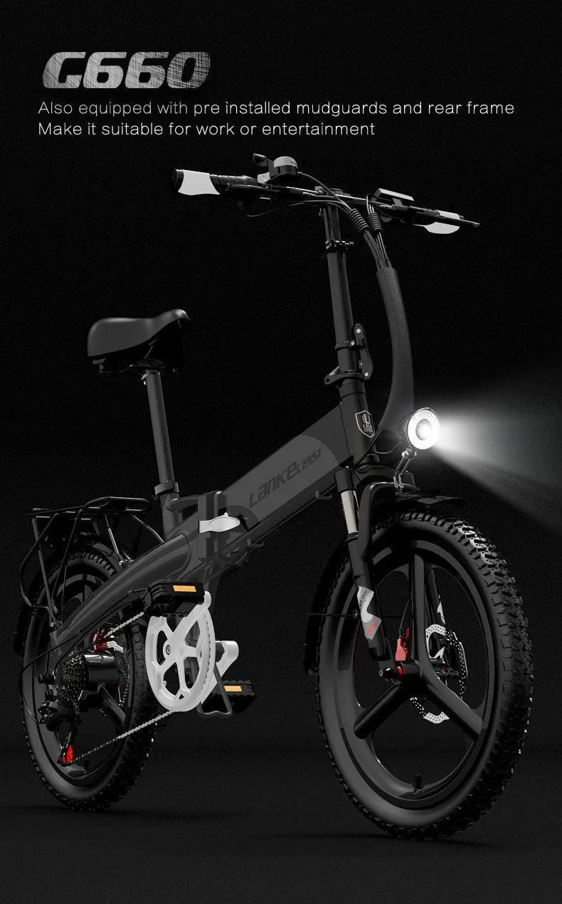 Lankeleisi G660 Folding Electric City Bike - US