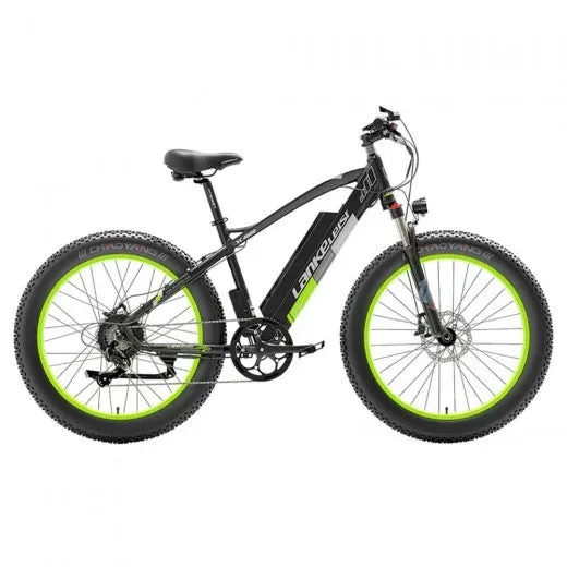 Lankeleisi XC4000 26" Fat Tire Electric Mountain Bike 1000W Motor 48V 17.5Ah Battery