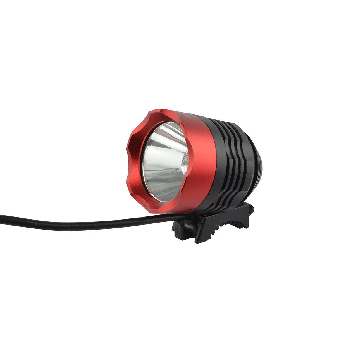 LED Bicycle Headlight Set with Helmet Mount - 1000 Lumen