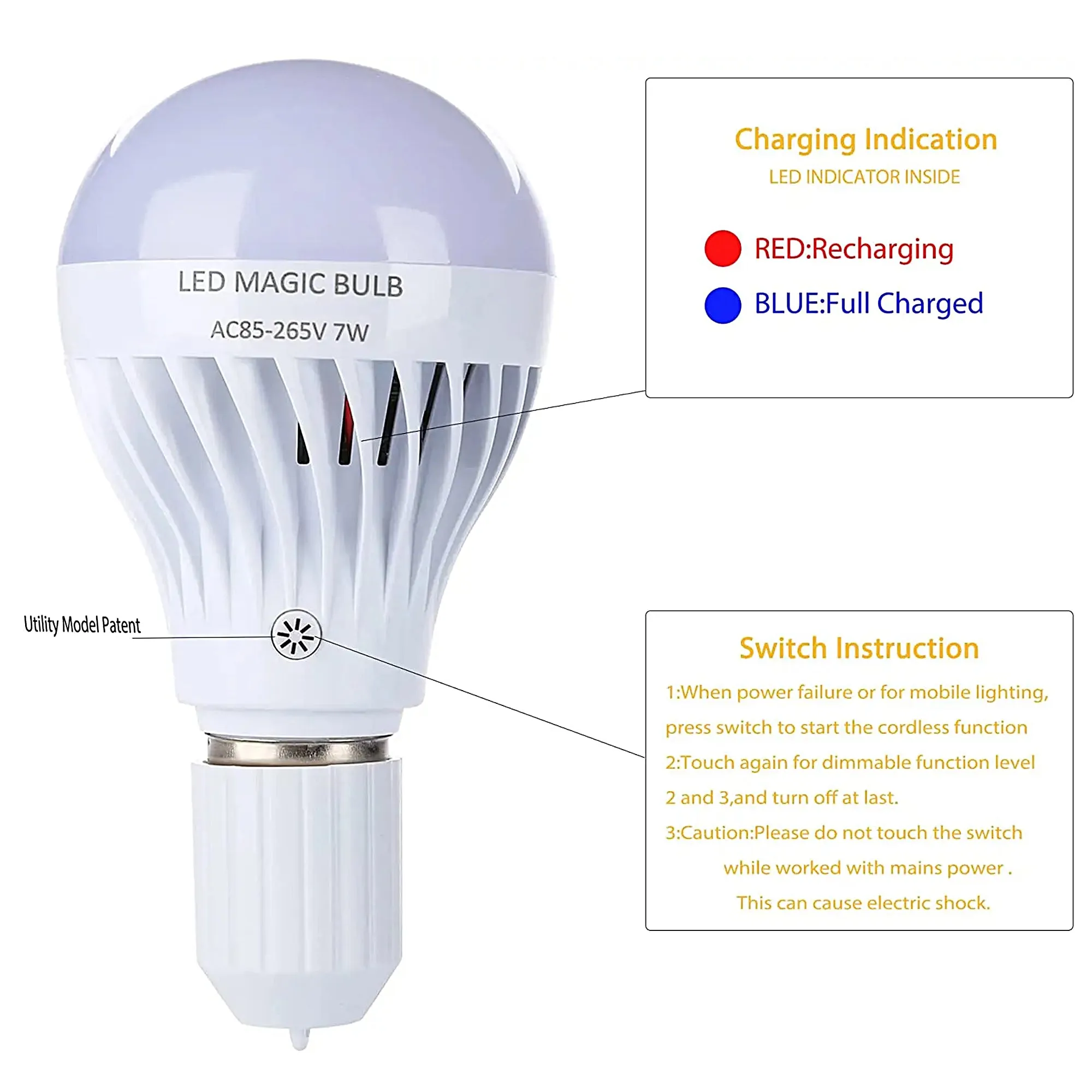 LED Rechargeable BULB LIGHT