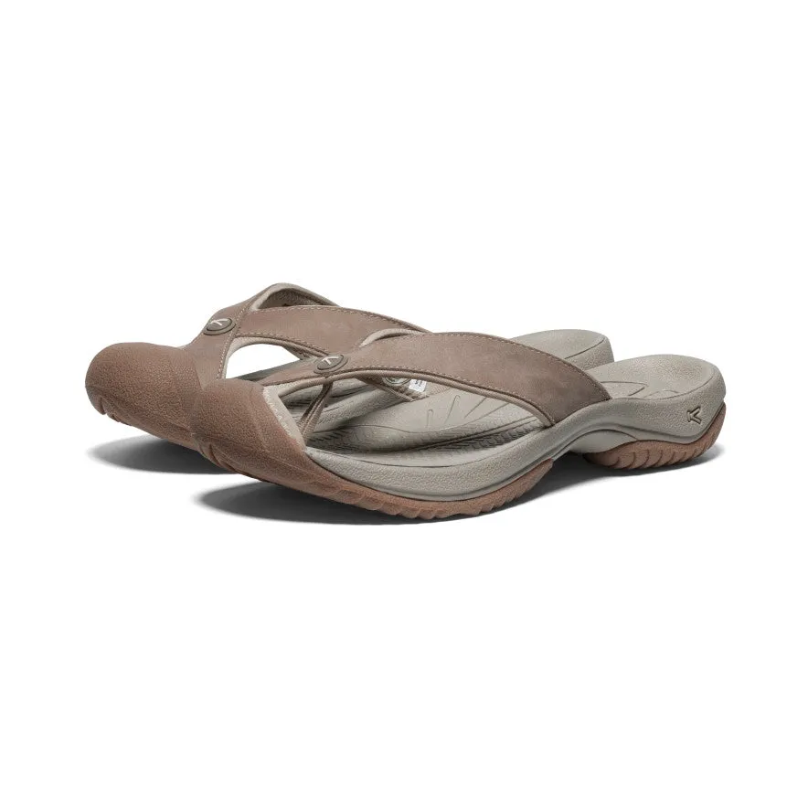 Men's Waimea Leather Flip-Flop  |  Brindle/Birch