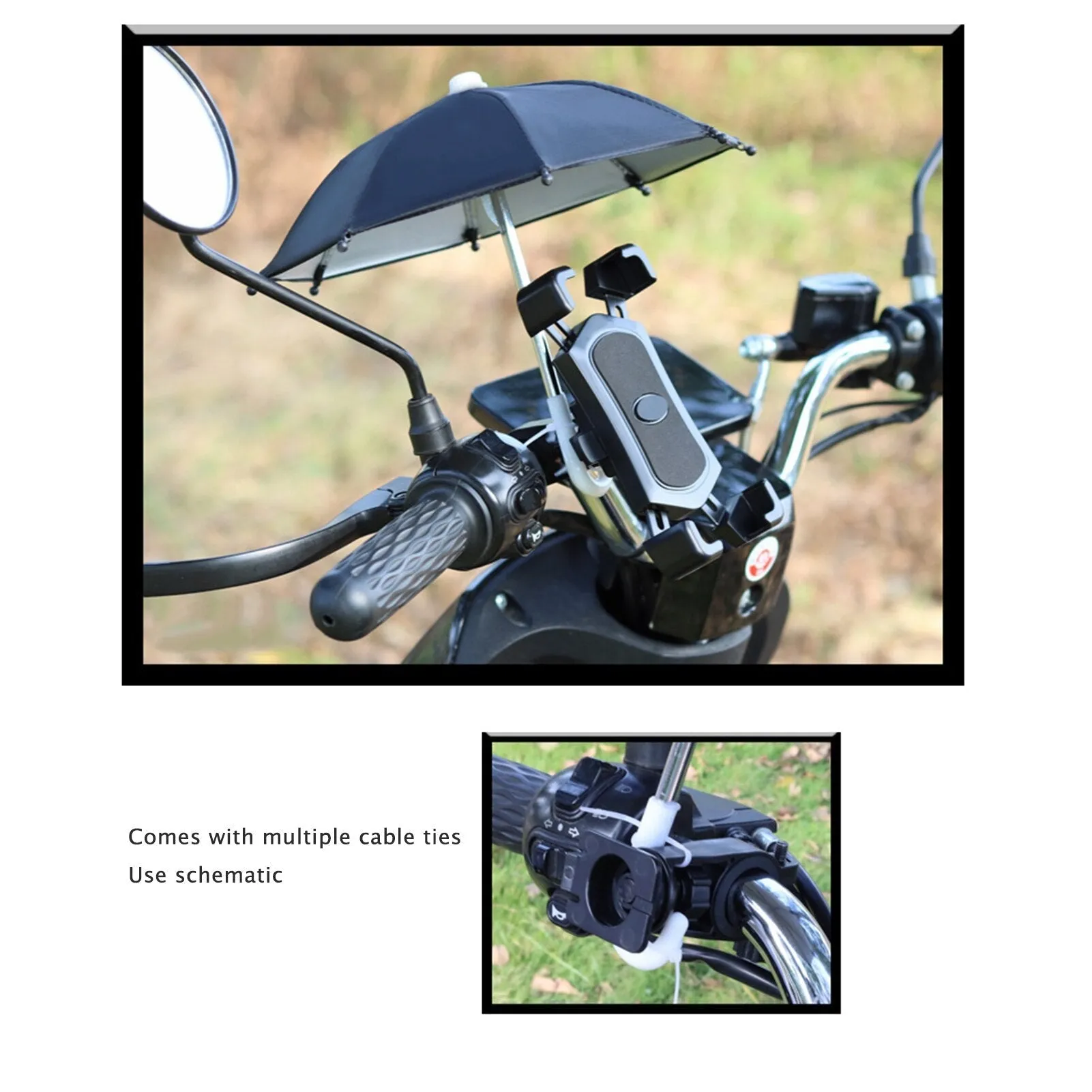 Mobile Phone Protector Mini Bike Umbrella