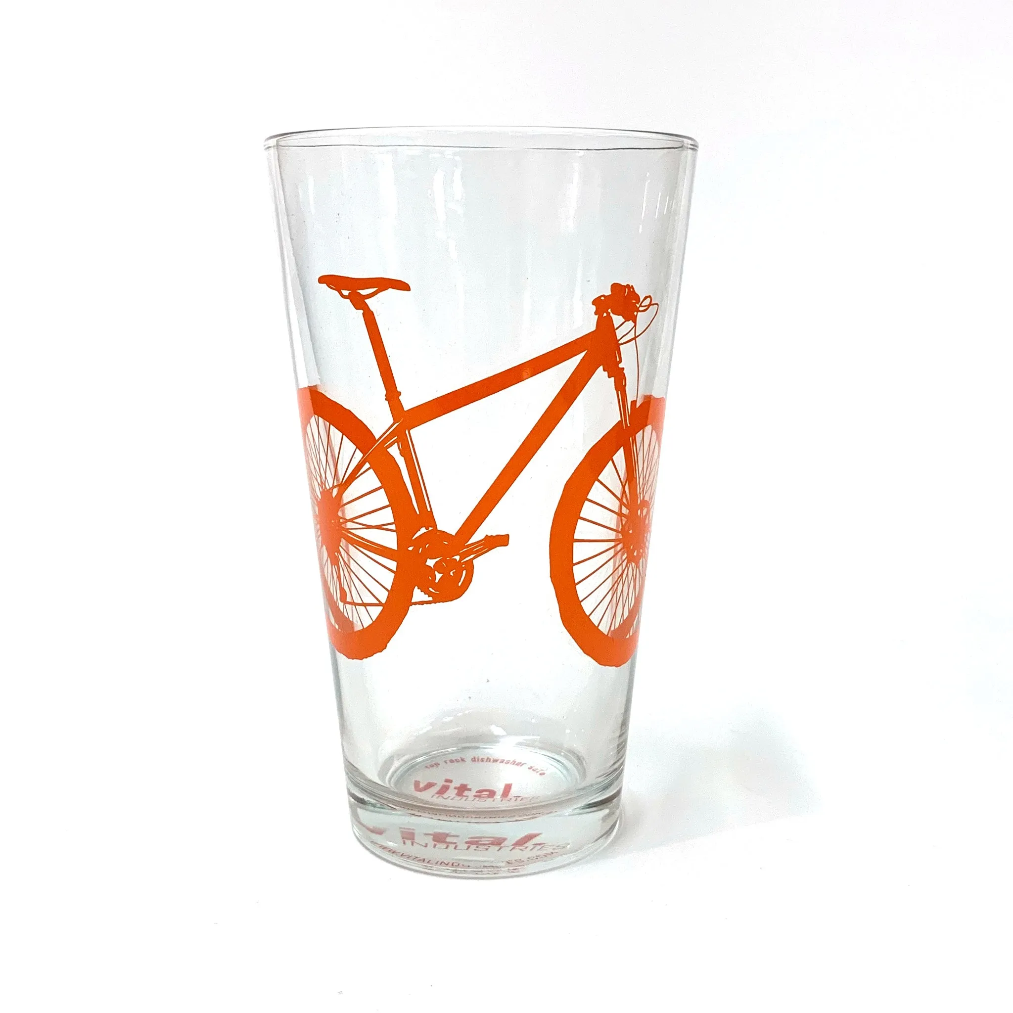 Mountain Bike Pint Glass