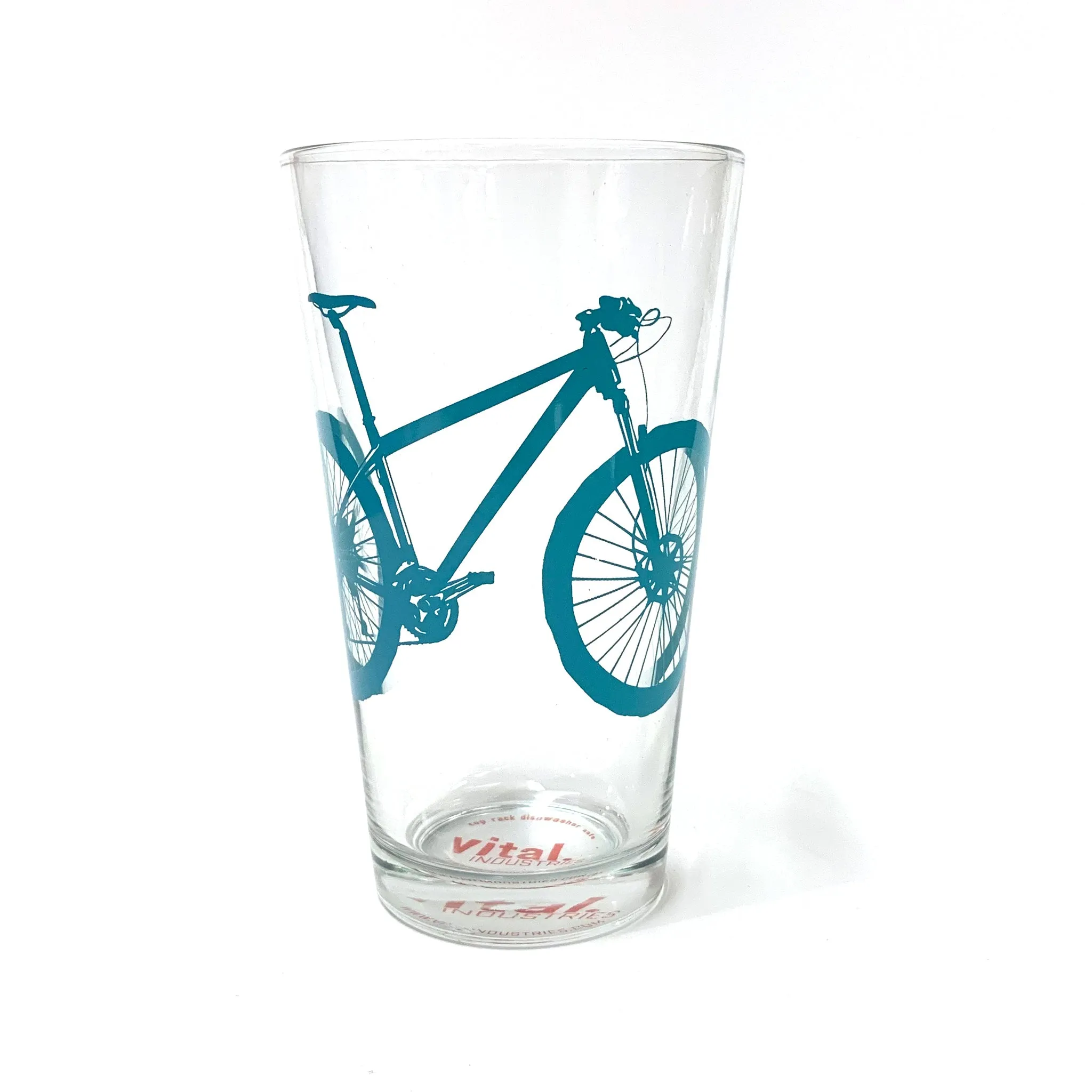 Mountain Bike Pint Glass