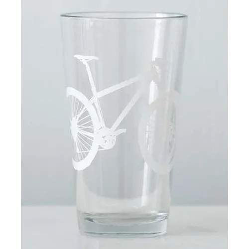 Mountain Bike Pint Glass