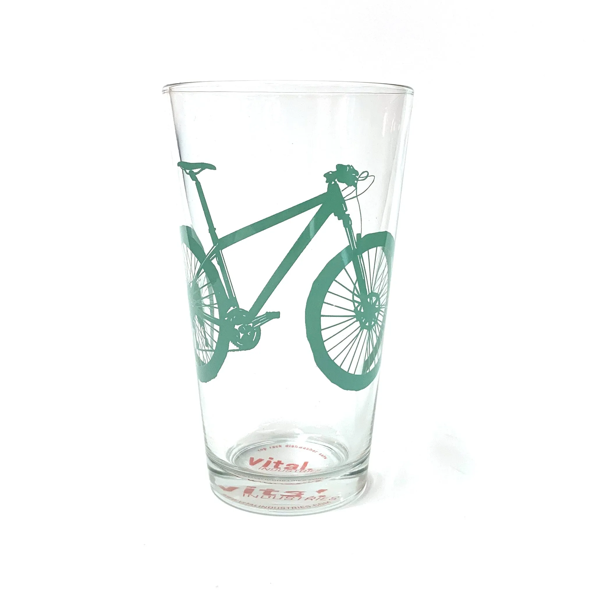 Mountain Bike Pint Glass