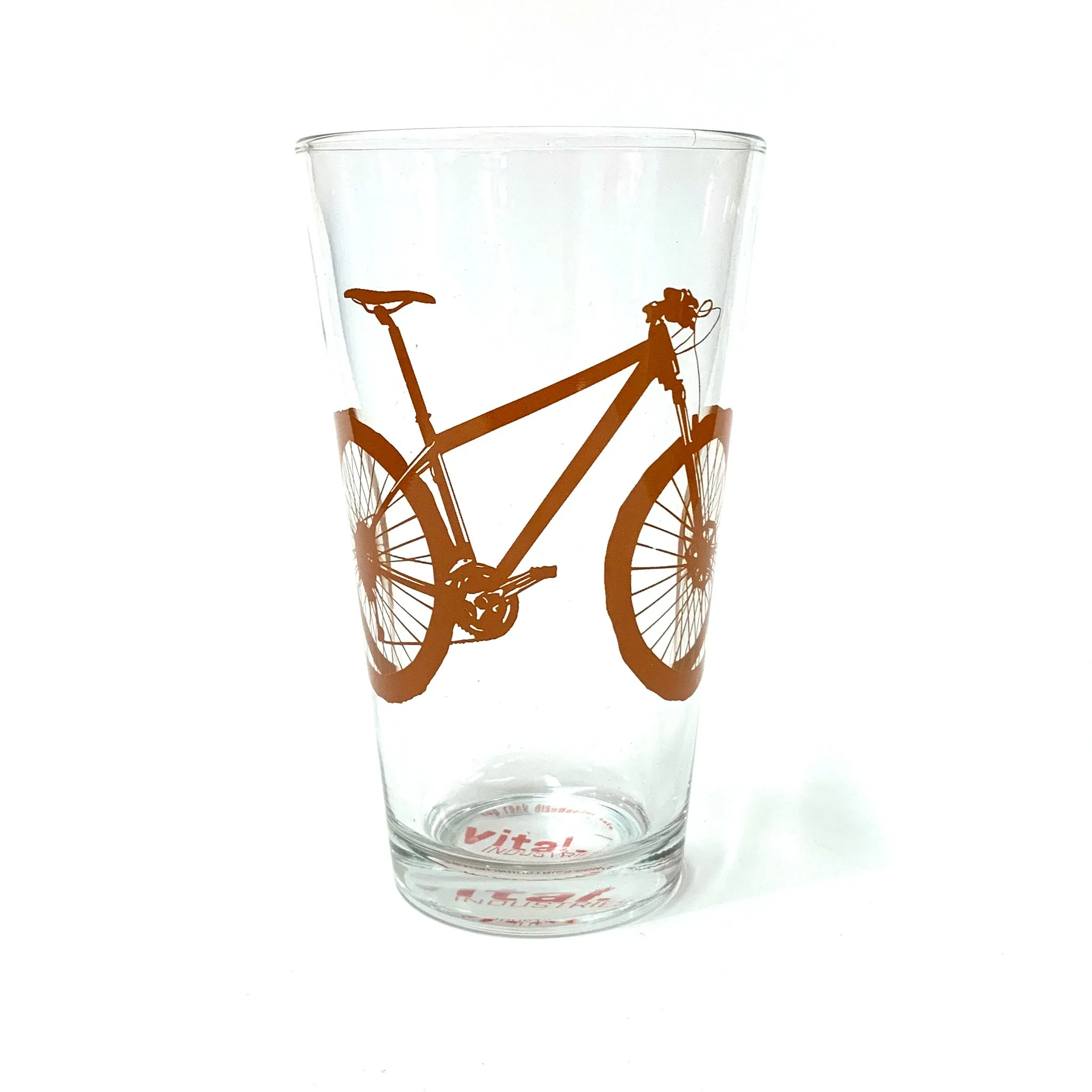 Mountain Bike Pint Glass