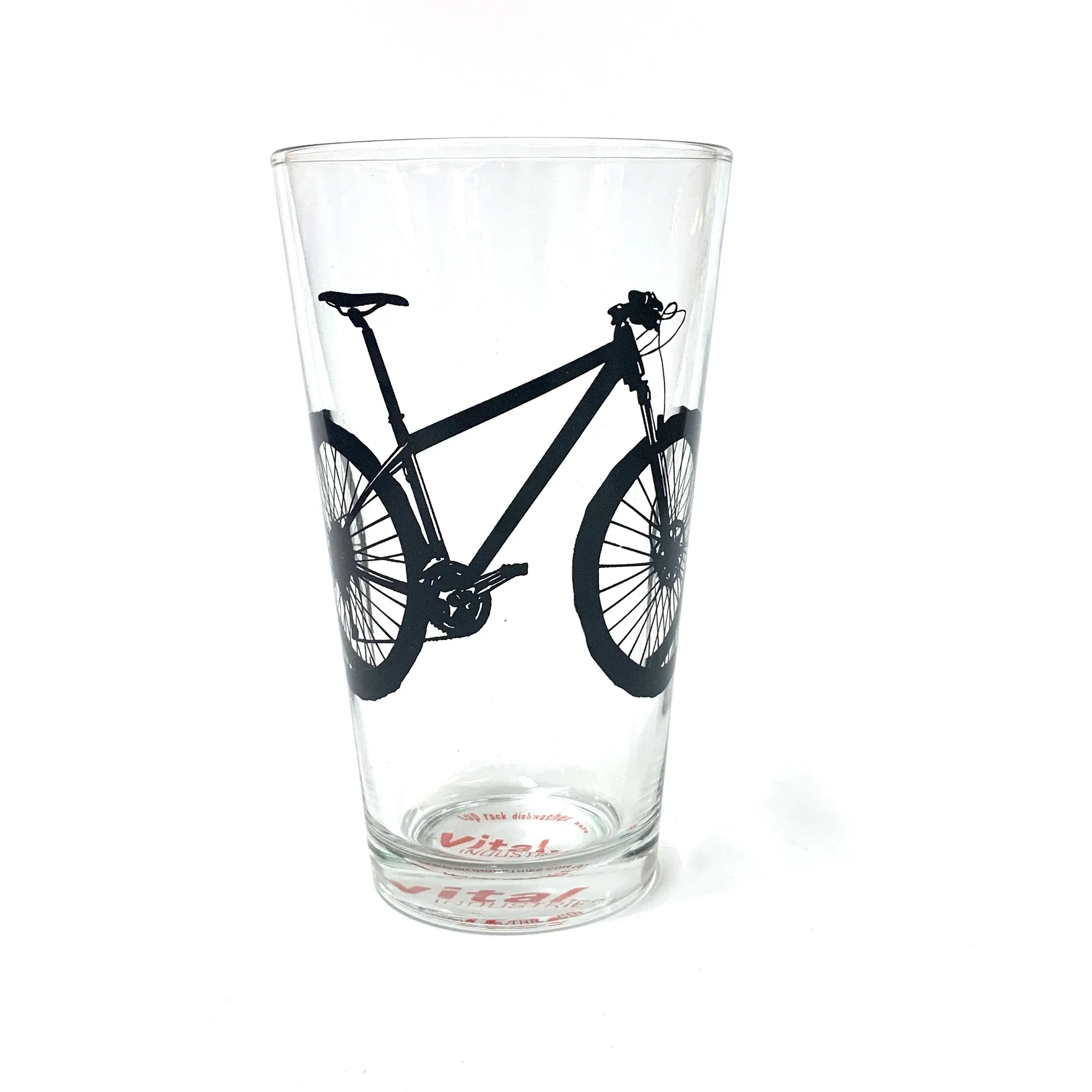 Mountain Bike Pint Glass