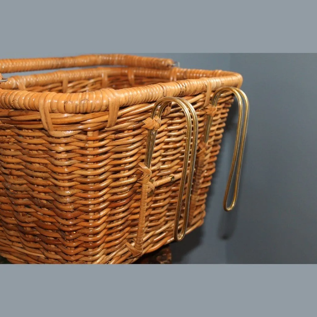 Nantucket Cisco Dutch  Rectangle Basket w/ Hooks (B/017/A)