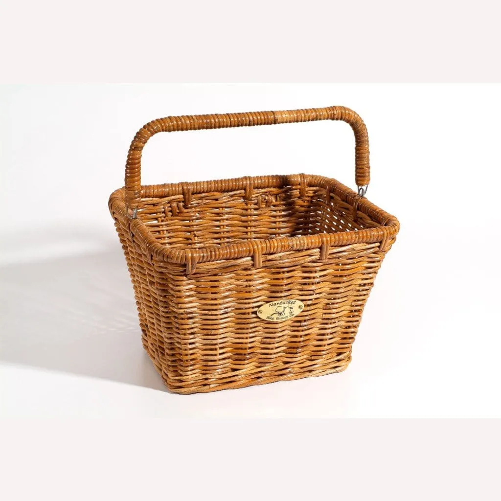 Nantucket Cisco Dutch  Rectangle Basket w/ Hooks (B/017/A)