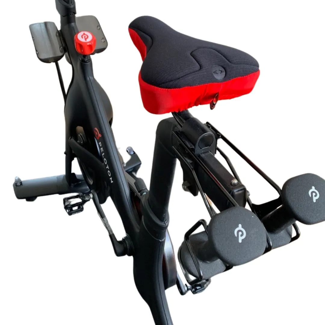 Padded Bike Seat Cover - Black & Red (Women)