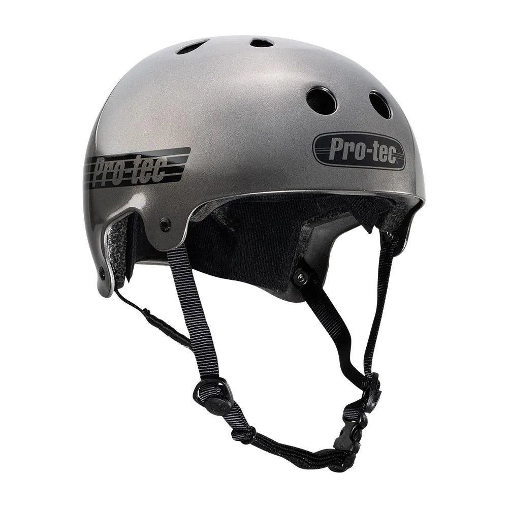 Pro-Tec Old School Cert Helmet Matte Metallic Gun Metal