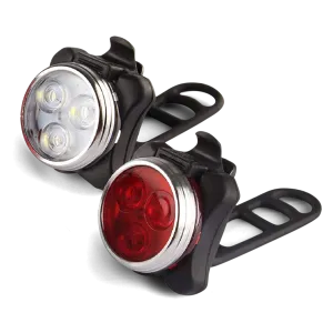 Rechargeable Clip-on Bike Light 2-Pack