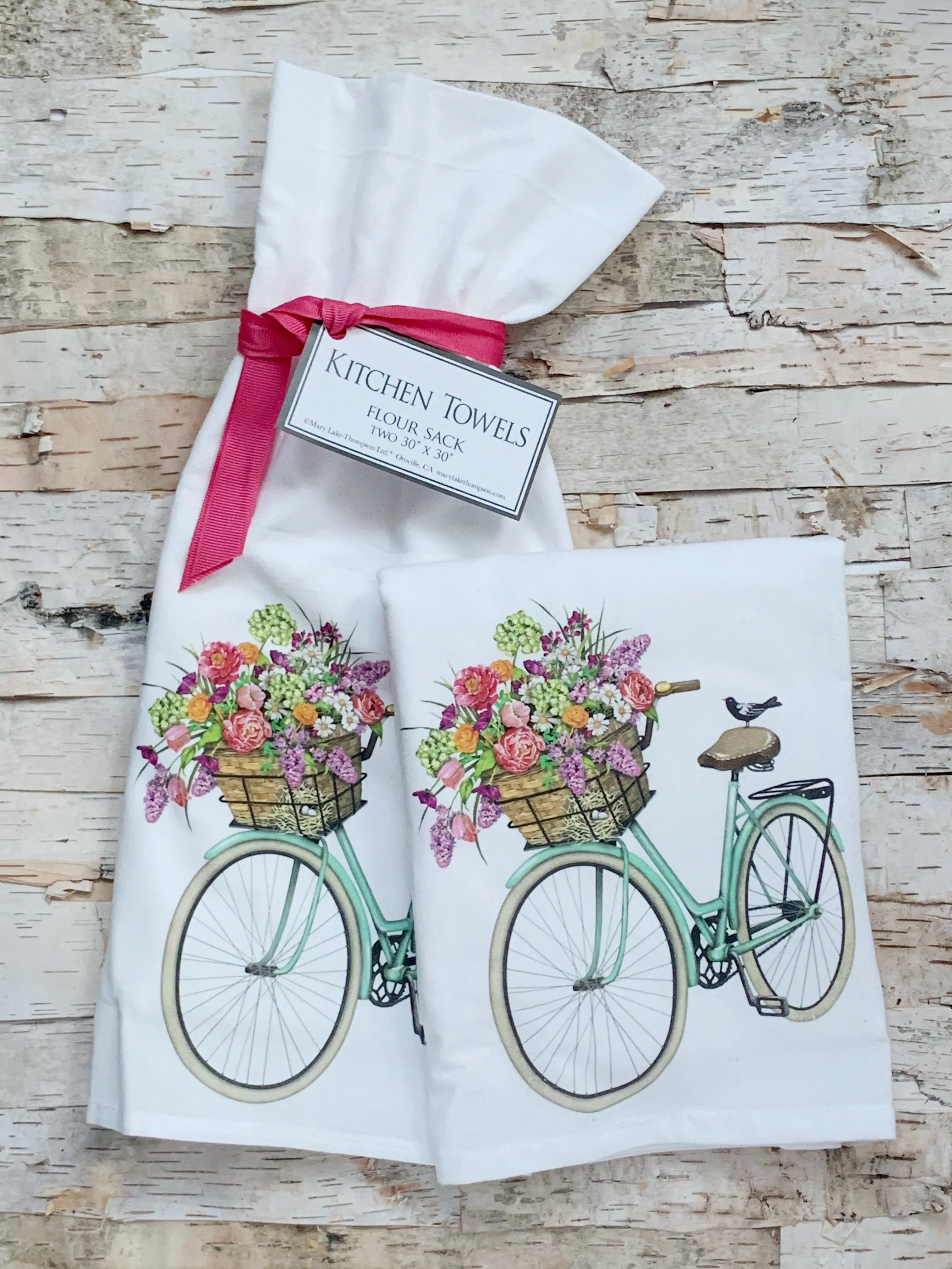 Spring Bike Towel Set