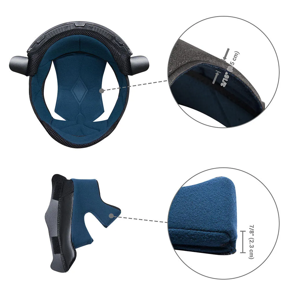 TheLAShop H-VEN30 Helmet Liner & Cheek Pads Set